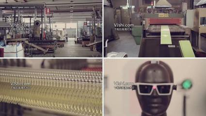 工业健康环保眼镜研发制造视频素材